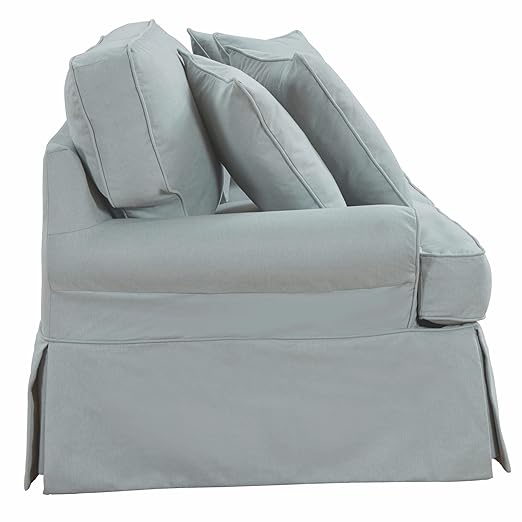Sunset Trading Horizon Sofa, Configurable, Aqua Blue