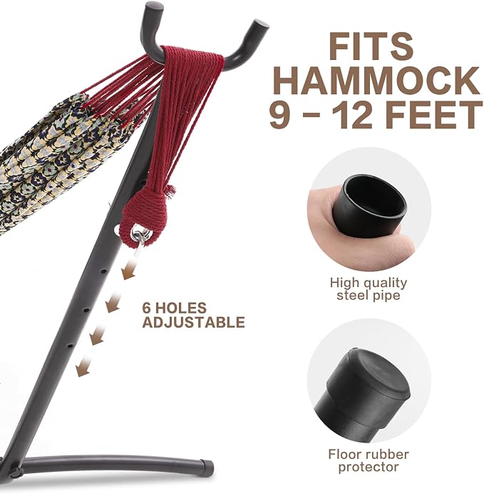 PNAEUT Hammocks Stand Only (Black Stand) - Image 2
