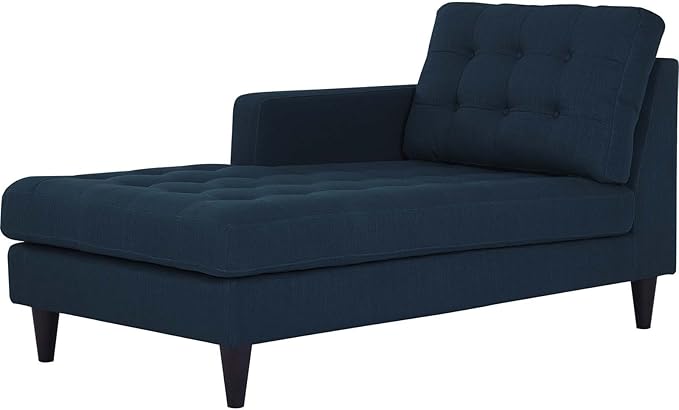 Modway Empress Mid-Century Modern Upholstered Fabric Corner Sofa In Oatmeal