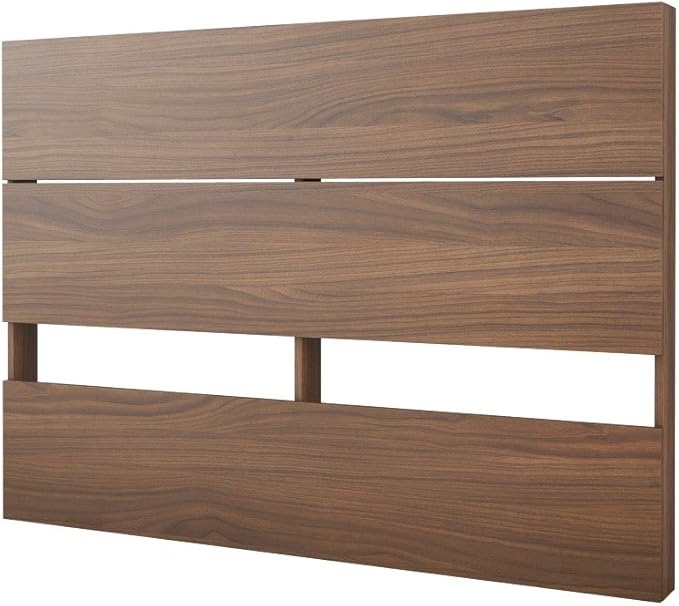Nexera 3-Piece Bedroom Set with Bed Frame, Headboard & Nightstand, Full|Walnut & Black