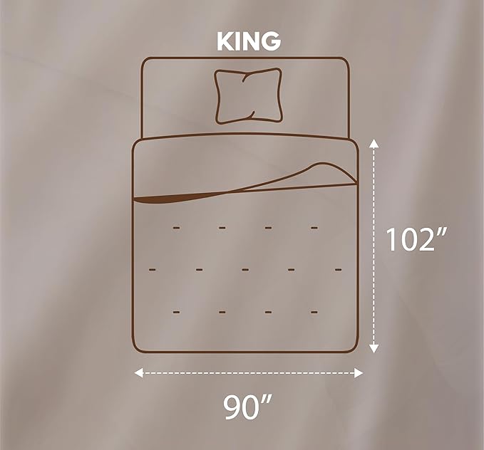Utopia Bedding Comforters King Size, All Season Duvet Insert, Down Alternative King Comforter with Corner Tabs, Machine Washable Bed Comforter 90 x 102 Inches (White)
