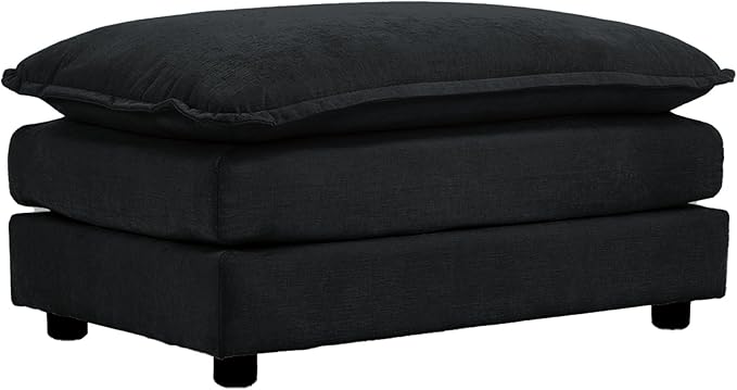 ERYE L-Shaped Sectional Sofa Modern Deep Seat Reversible Chaise Sofa&Couch with Movable Ottoman and 5 Pillows, Modular Sleeper Upholstered Couch for Living Room, Apartment, Studio, Office