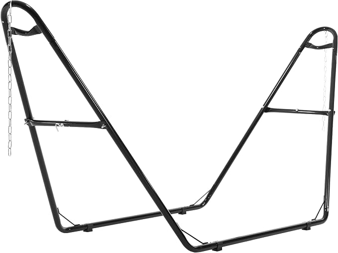DUMOS Universal Double Hammock Stand Only, Heavy Duty Hammock Stands for 2 Person, Steel Stand for Indoor and Outside Garden Backyard Patio Pool Beach by DumosLifestyle