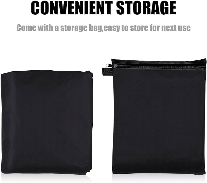 LCOGD Patio Furniture Cover,Outdoor Furniture Covers Waterproof General Purpose, Outdoor Sofa Sets Covers Heavy Duty Windproof Anti-UV70 Lx47 Wx30 H - Image 8