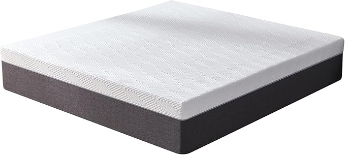 Lukace 8 Inch Twin Mattress No Fiberglass Gel Memory Foam Mattress for Back Pain, Relieve Pressure with Medium Firm Support & Motion Isolation, Certified Safe Materials, 75" L x 38" W