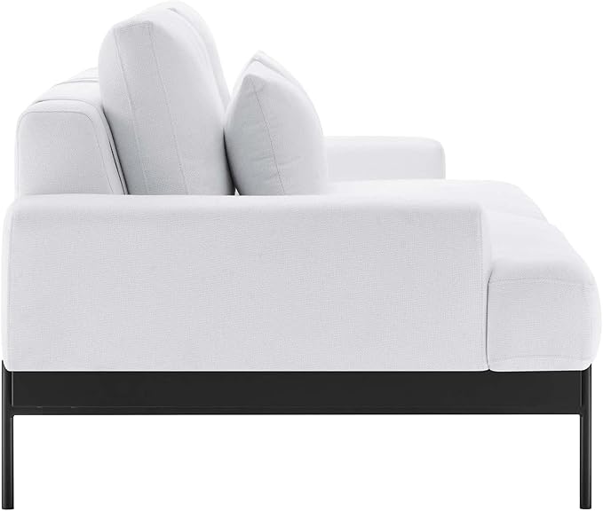 Modway EEI-6214-WHI Proximity Upholstered Fabric Sofa, White