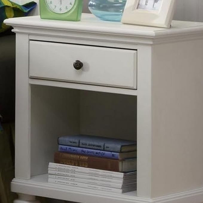Homestyles Bermuda White Nightstand - Image 9