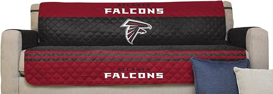 Pegasus Sports NFL Unisex NFL Sofa Couch Reversible Furniture Protector with Elastic Straps, 75-inches by 110-inches