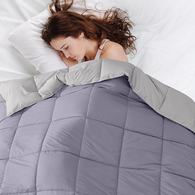 Modern Threads Down Alternative Reversible Comforter Purple/Silver King