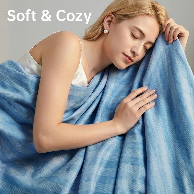 Guohaoi Cooling Blanket (90"x108"King Size) for Hot Sleepers,Absorbs Heat to Keep Body Cool for Night Sweats,100% Oeko-Tex Certified Cool Fiber,Breathable,Comfortable,All-Season.