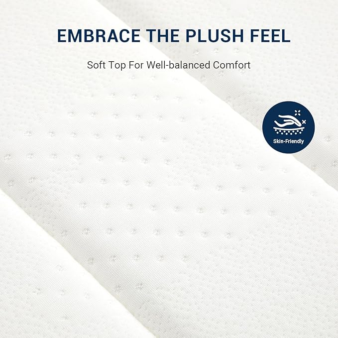 Avenco 10 Inch Queen Mattress in a Box, Medium Firm Hybrid Mattresses with Smarts™ Coil for Motion Isolation, Strong Edge Support, CertiPUR-US Certified