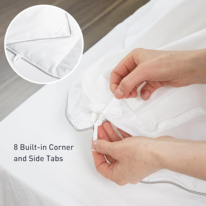 sunflower Down Alternative King Size Lightweight 100% Cotton Shell Bedding King Comforter Blanket for Hot Sleepers 88"x104" with Corner Tabs Soft Breathable Machine Washable