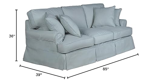 Sunset Trading Horizon Sofa, Configurable, Aqua Blue