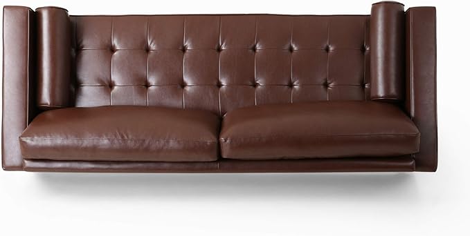 Christopher Knight Home Malinta Sofas, Dark Brown + Espresso