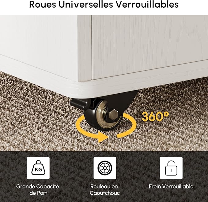 homary White Lift Top Coffee Table with Hidden Storage, 3 in 1 Multi-Function Modern Folding Center Table with 4 Stools and Casters