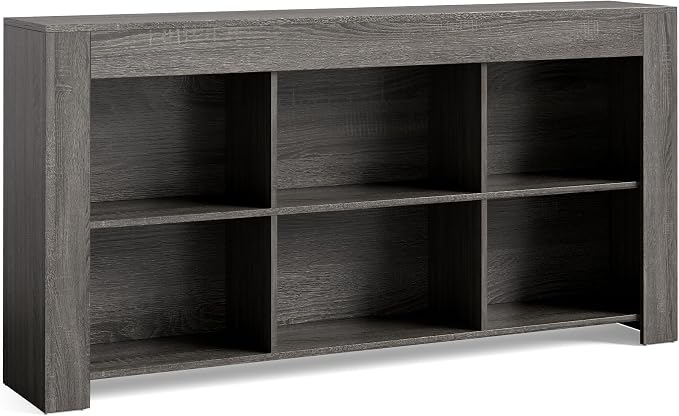 LITTLE TREE TV Stand with Storage, 63-Inch Entertainment Center with Shelves, Modern Media Console for Television up to 65" for Living Room, Bedroom, Grey + Black - Image 8