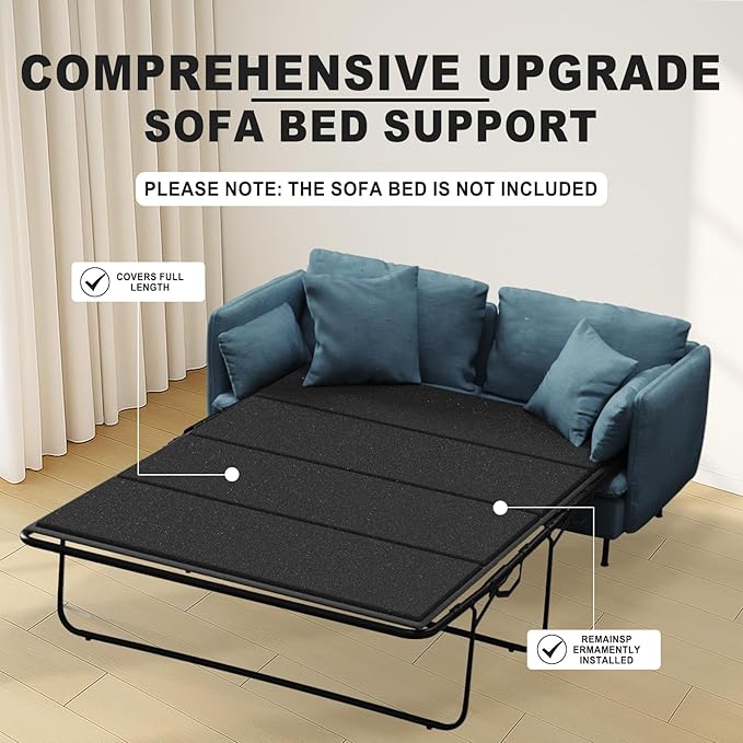 Imperius Heavy Duty Sofa Bed Support Board, Pull Out Couch Mattress Board, No Assembly Needed,Twin Size 30''x 60''