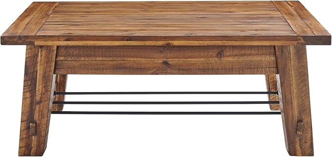 Alaterre Furniture Durango 48L Industrial Wood offee Table