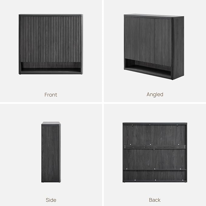 SICOTAS Shoe Cabinet 94.4" Wide Freestanding Hidden Shoe Storage Cabinet with 6 Doors & 8 Adjustable Shelves Tall Modern Shoes Rack Organizer Cabinets Storage for Entryway Hallway Living Room Entrance - Image 9