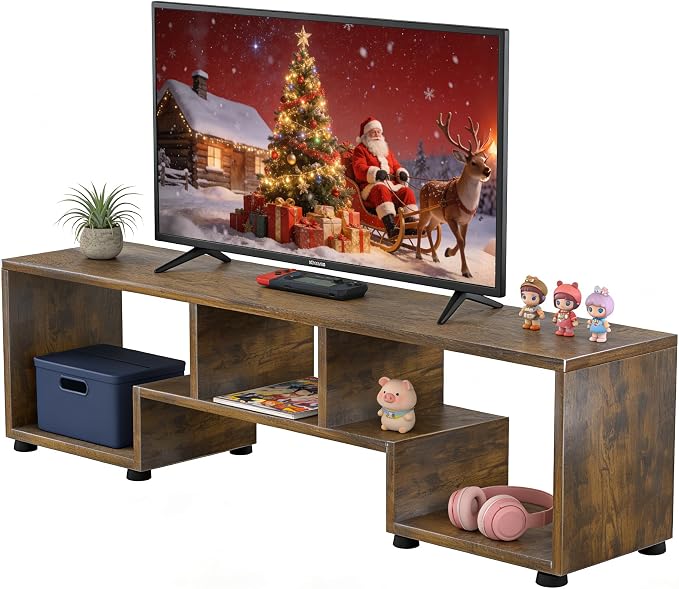 TV Stand for TVs up to 55'', Modern Entertainment Center with Storage Open Shelf, Media Console Table TV Stands for Living Room/Entrance/Sofa Cabinet, Large Capacity,Easy Installation-Amber by ACOHOOKCommittedToProvidingCost-EffectiveProductsQualityServices