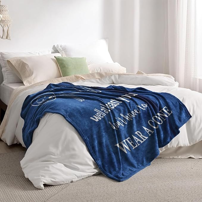 Get Well Gifts for Men, Get Well Gifts After Surgery, Get Well Soon Gifts for Men/Teenage Boys, Feel Better Gift Throw Blanket 60" x 50"