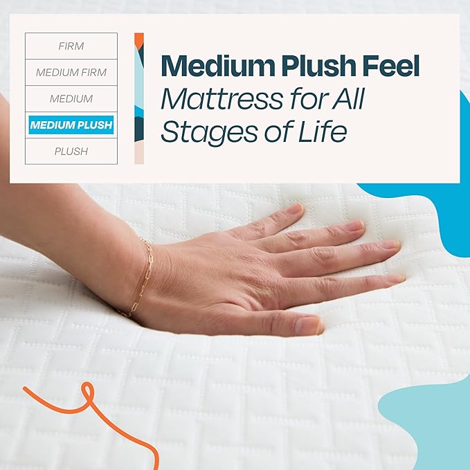 Linenspa 10 Inch Gel Infused Memory Foam Mattress – Twin Size – Medium Plush - Cooling Gel - Mattress in a Box - Primary or Guest Bedroom - Pressure Relieving and Breathable – CertiPUR-US Certified