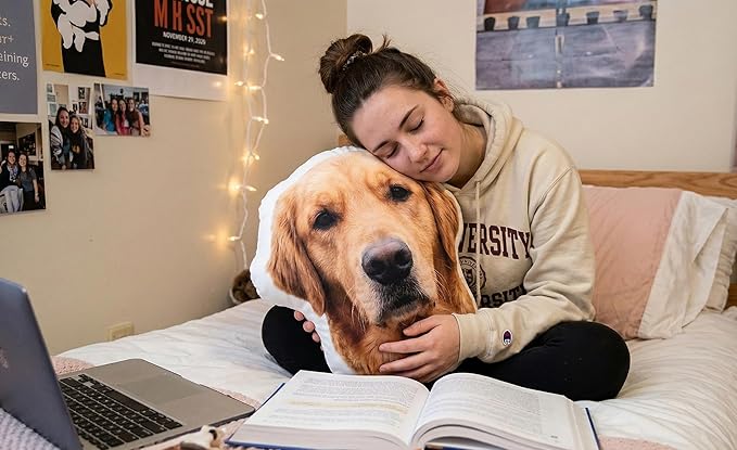 Picture Pillow Custom Pet Pillow Dog Pillows Gift, 1 Count (Pack of 1)