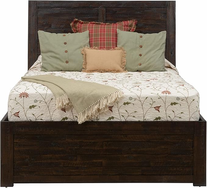 Jofran: , Kona Grove, Queen Storage Bed, 63"W X 87"D X 56"H, Deep Chocolate Finish, (Set of 1)