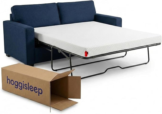 Queen, 4.5 Inch Sleeper Sofa Bed Mattress - 60x72, Aquasoft Memory Foam, Medium Firm, Breathable Diamond Soft Cover Fabric, Certified Only Safe Foams, Bed in a Box Mattress - Made in USA