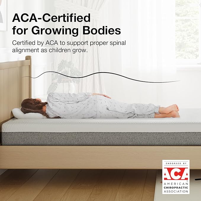 Novilla Full Mattress, 8 Inch Full Size Mattress, Gel Memory Foam Mattresses for Pressure Relief & Reliable Support & Cooling Night Sleep, CertiPUR-US Certified in a Box, White & Grey