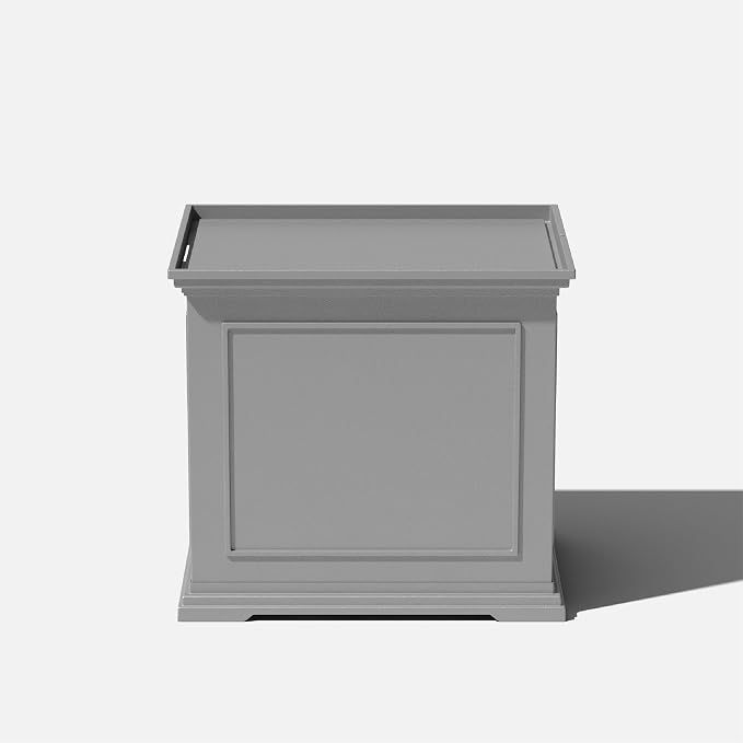 Veradek Brixton Tray Table - 2-in-1 Outdoor Side Table with Storage and Tray for Patio/Porch | Durable All-Weather Resistant | Classic & Functional - Image 9