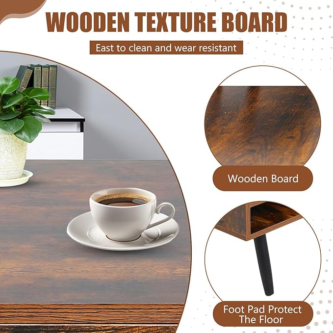 NChanmar Coffee Table for Living Room, Lift Top Coffee Table with Adjustable Storage and Hidden Compartment, Wood Center Table, Living Room Furniture for Home, Office-Brown