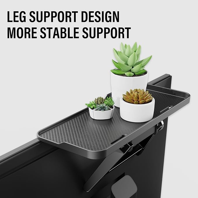 CABTE Adjustable Steel TV Top Shelf, Floating TV Stand, Universal Monitor Shelf for Soundbar, Game Console, Cable Box, Router Shelves (11.8 x 4.9 inch) - Image 7