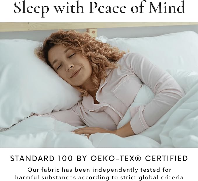 Bamboo Bay All Season King Size Comforter, 100% Viscose Made from Bamboo, Soft Quilted Down Alternative Duvet Insert with Corner Tabs, Breathable Cooling Bedding, 94 x 104 Inch