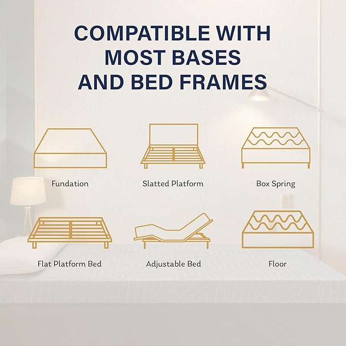 MLILY EGOHOME 14 Inch King Mattress, Copper Gel Memory Foam Mattress for Pain Relief, Therapeutic Mattress in a Box, CertiPUR-US Certified, Fiberglass Free Medium Mattress, Black