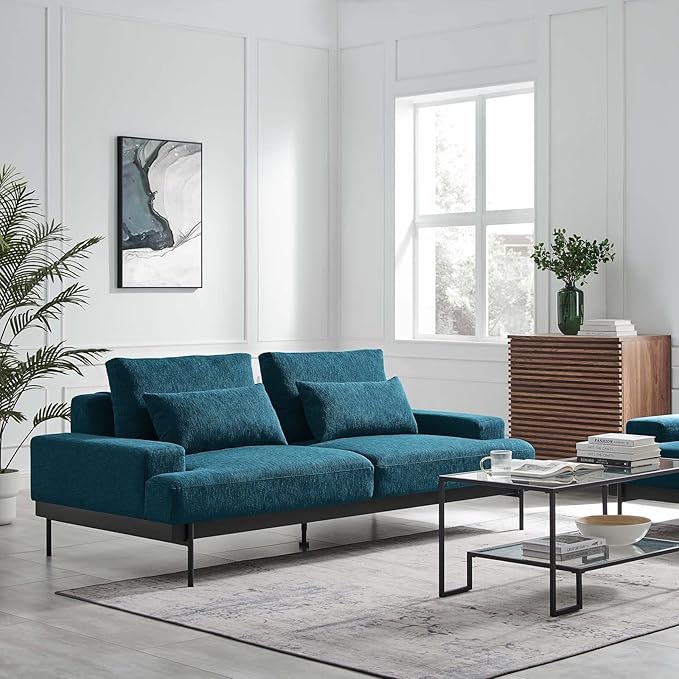 Modway EEI-6214-AZU Proximity Upholstered Fabric Sofa, Azure