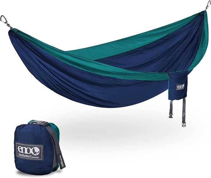 ENO, Eagles Nest Outfitters DoubleNest Lightweight Camping Hammock, 1 to 2 Person, Special Edition Colors, ATC by EaglesNestOutfitters
