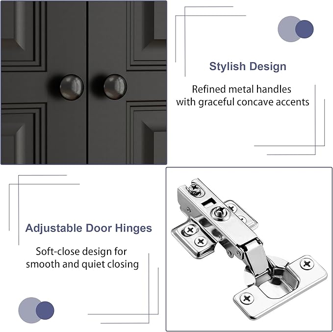Armoire Wardrobe Closet with Drawers: 74" Black Wardrobe Close with 4 Doors and 2 Drawers, Tall Armoire with Hanging Rod, Large Wooden Clothes Cabinet for Bedroom (Black, 63")