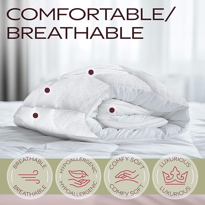 MAXI Full XL Mattress Pad - Luxurious Cotton Sateen Mattress Protector - Soft, Comfortable, and Breatheable Mattress Cover - Mattress Pad Protects Mattress from Dust, Dirt, Spills, and Stains.