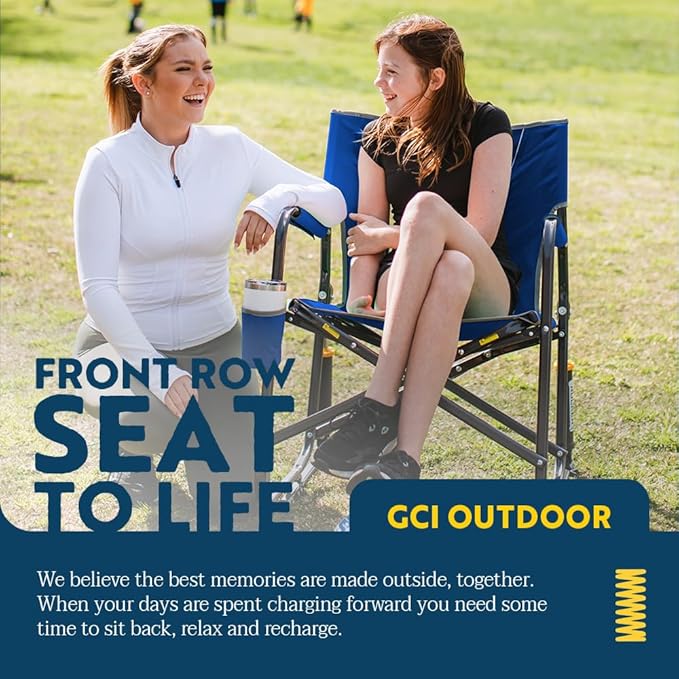GCI Outdoor Freestyle Rocker XL Portable Folding Rocking Chair and Outdoor Camping Chair - Image 7