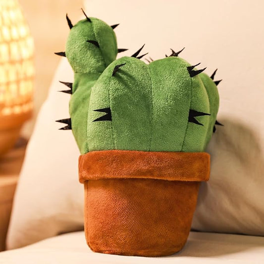 OtGalk Cactus Shape Pillow-3D Throw Pillow Sofa Cactus Shaped Pillow Plush Cactus Decorative Pillow Office Bed Cushion for Couch Sofa Living Room Home Decor for Plant Lovers, Garden Lovers (9.8 inch)