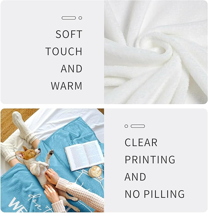 Get Well Gifts for Men, Get Well Gifts for Women After Surgery, Gift for Recovery After Surgery, Get Well Soon/Feel Better Gifts for Women, Get Well Gifts Throw Blanket 60" x 50"