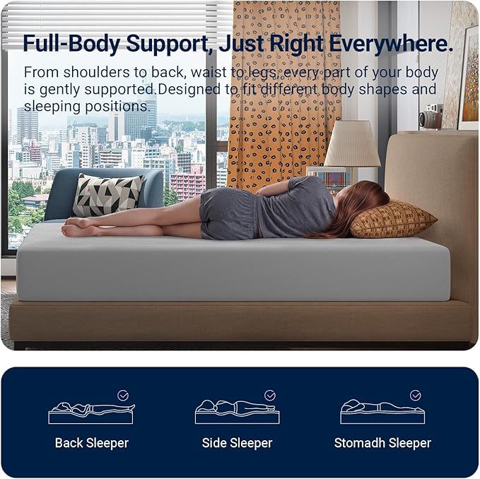Avenco 14 Inch King Gel Memory Foam Mattress, Open-Cell Breathable Foam for Cooling Night Sleep, Removable Washable Cover, CertiPUR-US Certified King Size Mattresses in a Box