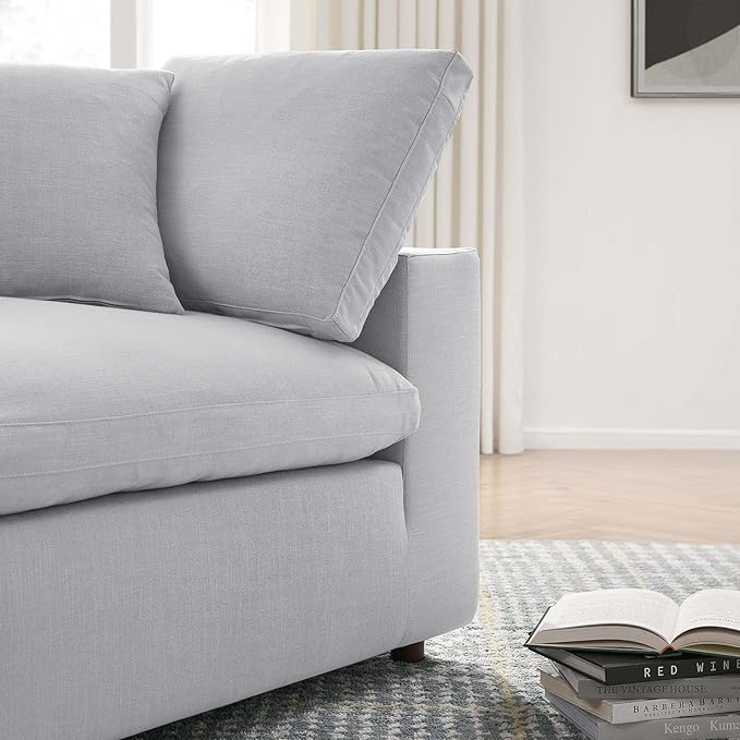 Modway Commix Down-Filled Overstuffed Upholstered 3-Seater Sofa