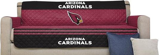 Pegasus Sports NFL Unisex NFL Sofa Couch Reversible Furniture Protector with Elastic Straps, 75-inches by 110-inches