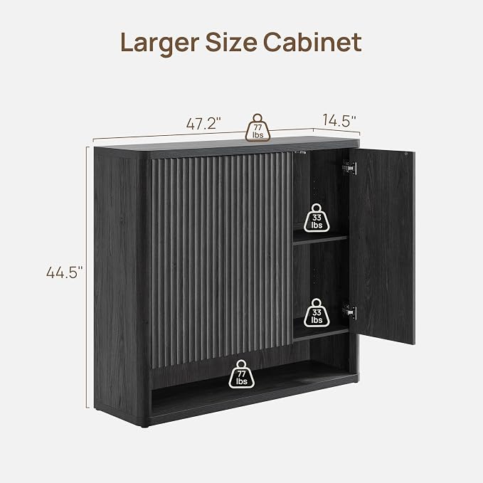 SICOTAS Shoe Cabinet 94.4" Wide Freestanding Hidden Shoe Storage Cabinet with 6 Doors & 8 Adjustable Shelves Tall Modern Shoes Rack Organizer Cabinets Storage for Entryway Hallway Living Room Entrance - Image 2