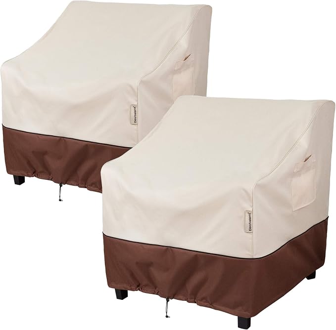 Patio Furniture Covers Waterproof Outdoor Chair Cover Fits up to 35" W x 38" D x 31" H 2pack by Bestalent