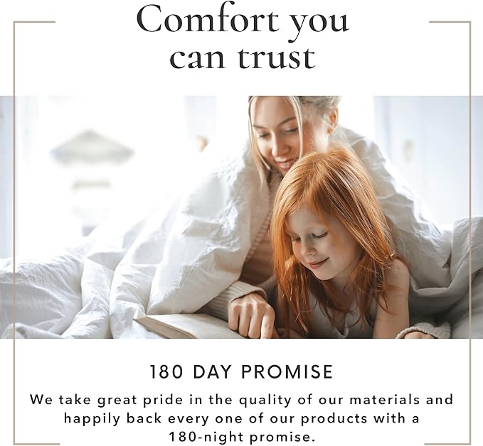 Bamboo Bay All Season Queen Size Comforter, 100% Viscose Made from Bamboo, Soft Quilted Down Alternative Duvet Insert with Corner Tabs, Breathable Cooling Bedding, 90 x 94 Inch