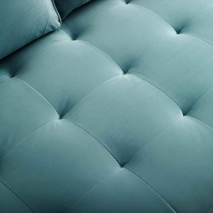 Modway Valour Performance Velvet Loveseat, Mint Valour Performance Velvet Loveseat