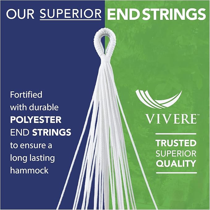 Vivere BRAZ234 Hammock, Blue Lagoon - Image 2